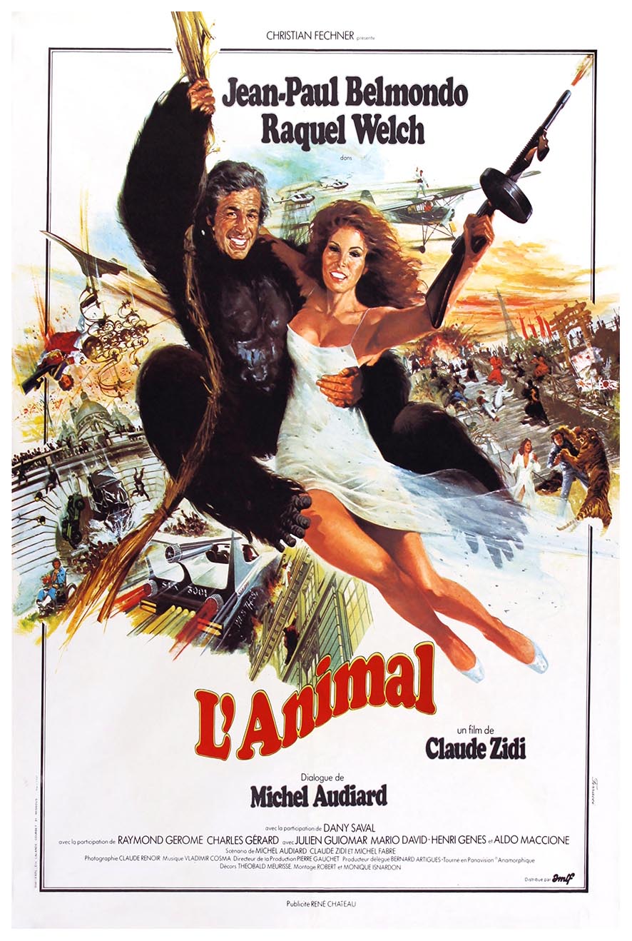 The Animal 1977 - French - Classic Movie Poster