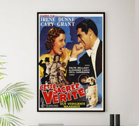 The Awful Truth 1937 - Cary Grant - Belgium - Classic Movie Poster