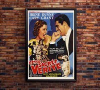 The Awful Truth 1937 - Cary Grant - Belgium - Classic Movie Poster