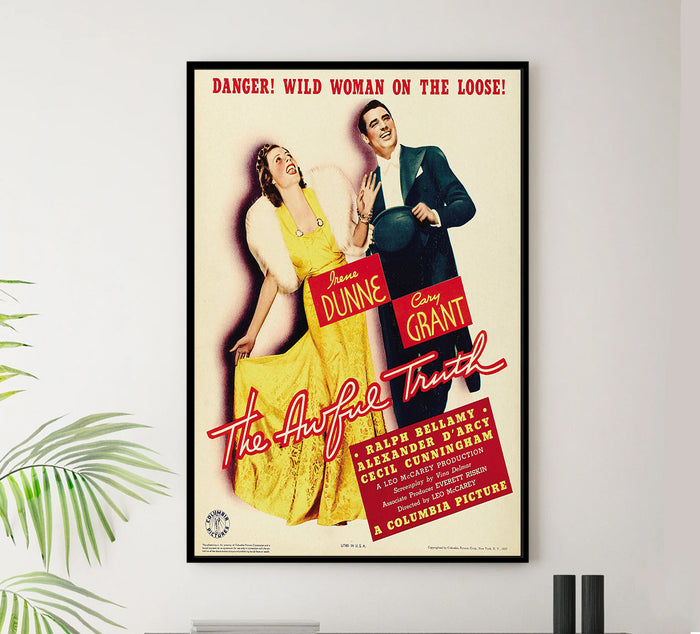 The Awful Truth 1937 - Cary Grant - US(2) - Classic Movie Poster