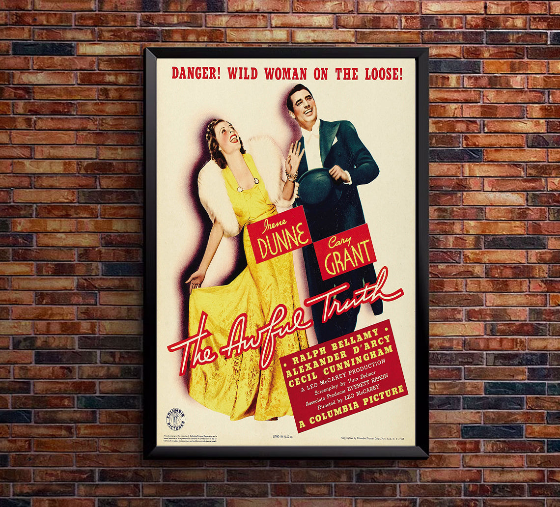 The Awful Truth 1937 - Cary Grant - US(2) - Classic Movie Poster