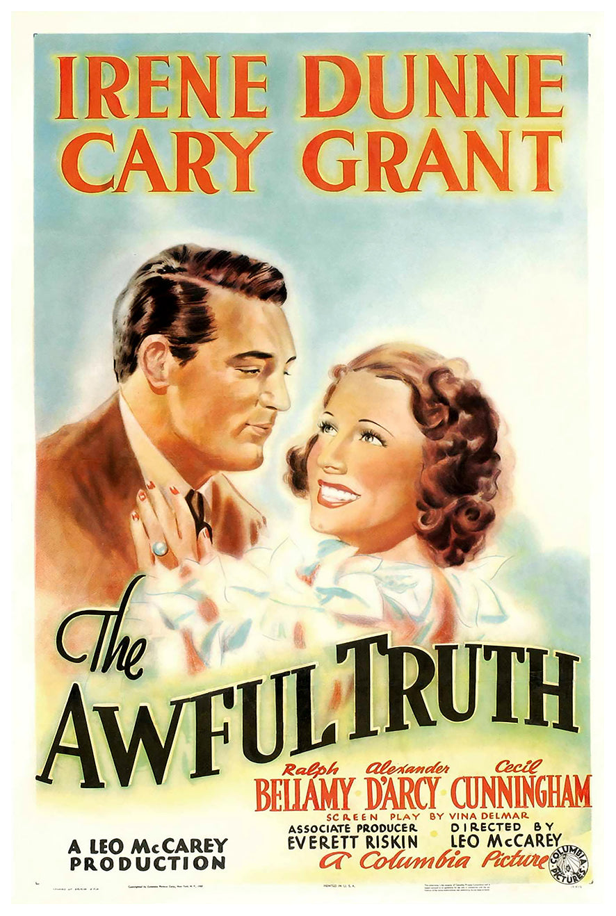 The Awful Truth 1937 - Cary Grant - US(3) - Classic Movie Poster