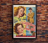 The Bachelor and the Bobby-Soxer 1947 - Cary Grant - Belgium - Classic Movie Poster