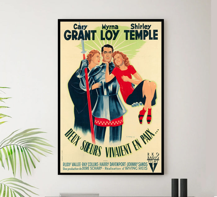 The Bachelor and the Bobby-Soxer 1947 - Cary Grant - France - Classic Movie Poster