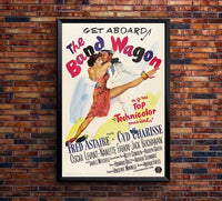 The Band Wagon 1953 - Fred Astaire - Vintage Classic Movie Poster