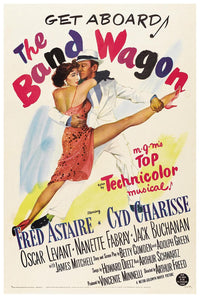 The Band Wagon 1953 - Fred Astaire - Vintage Classic Movie Poster