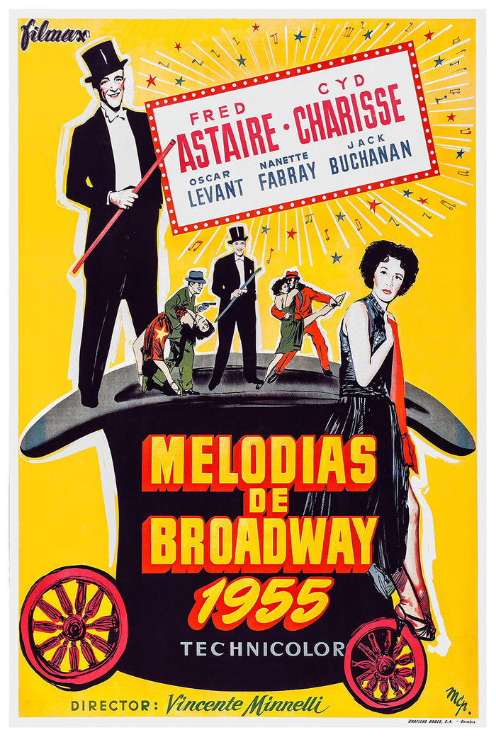 The Band Wagon 1953 - Fred Astaire - Spain - Classic Movie Poster