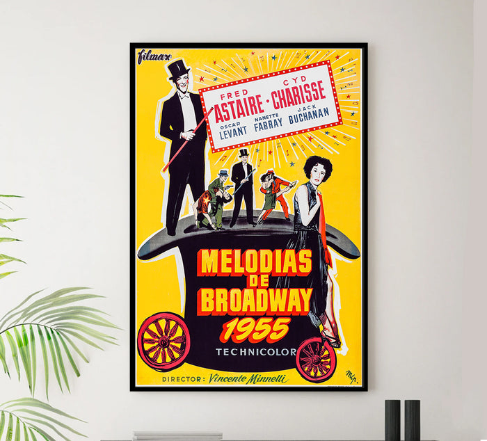 The Band Wagon 1953 - Fred Astaire - Spain - Classic Movie Poster