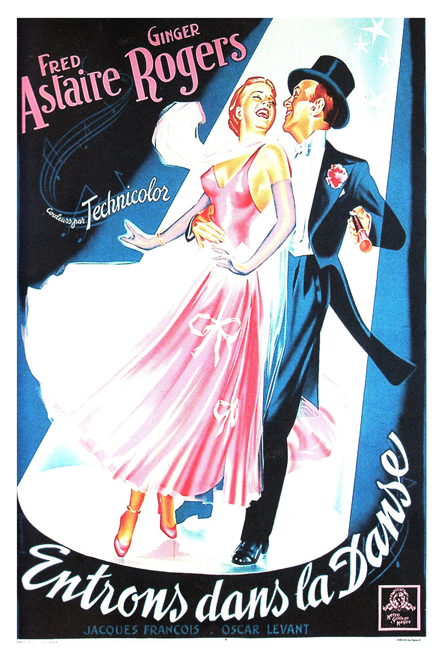 The Barkleys of Broadway 1949 - Fred Astaire - France - Classic Movie Poster