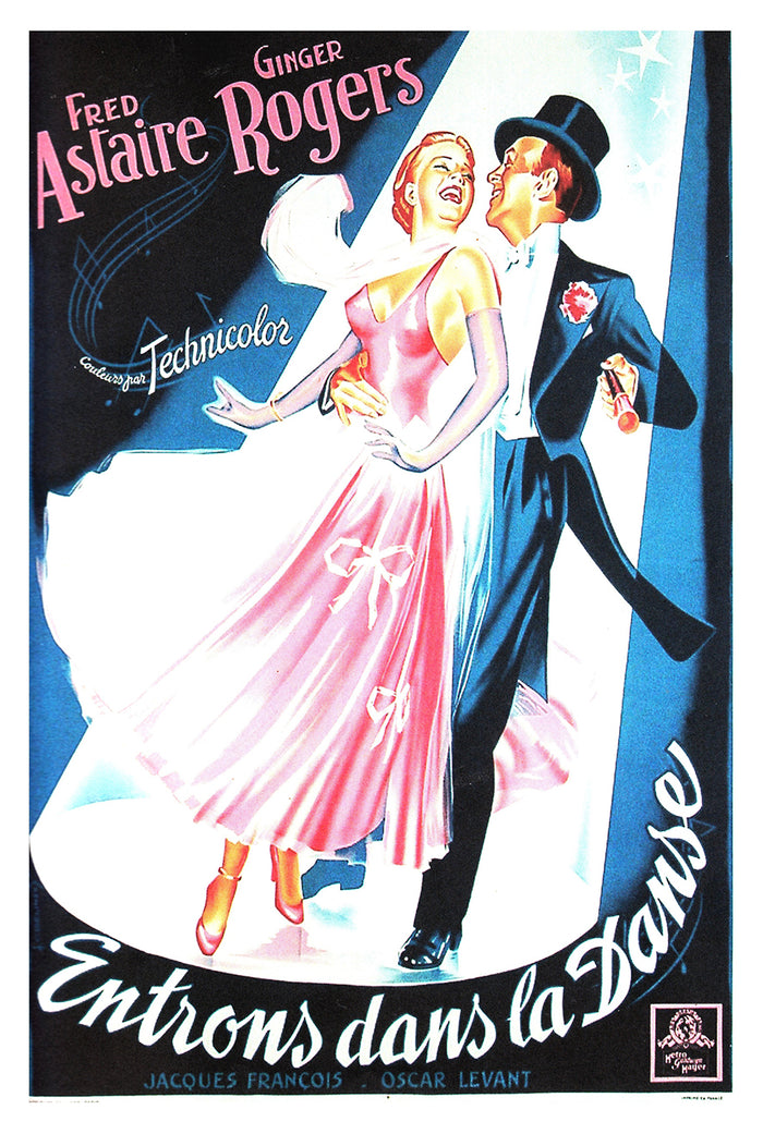 The Barkleys of Broadway 1949 - Fred Astaire - France - Classic Movie Poster