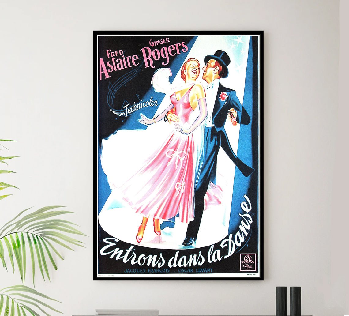The Barkleys of Broadway 1949 - Fred Astaire - France - Classic Movie Poster