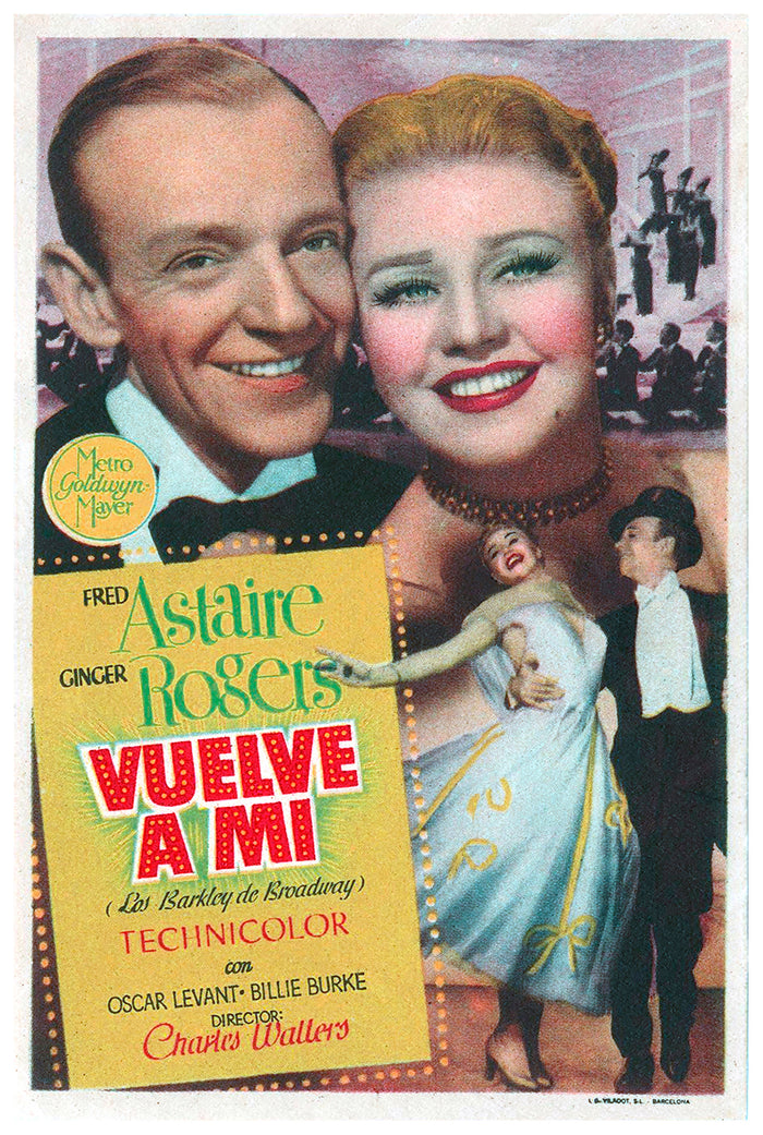 The Barkleys of Broadway 1949 - Fred Astaire - Spain - Classic Movie Poster