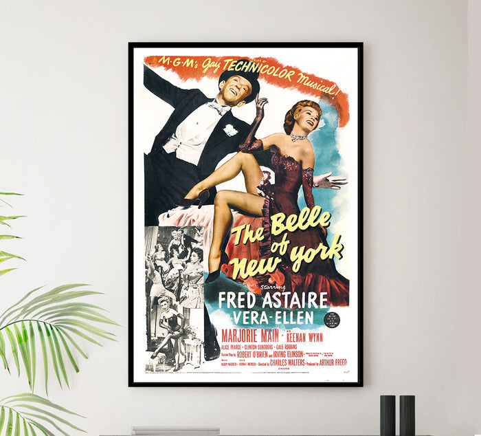 The Belle of New York 1952 - Fred Astaire - US - Classic Movie Poster