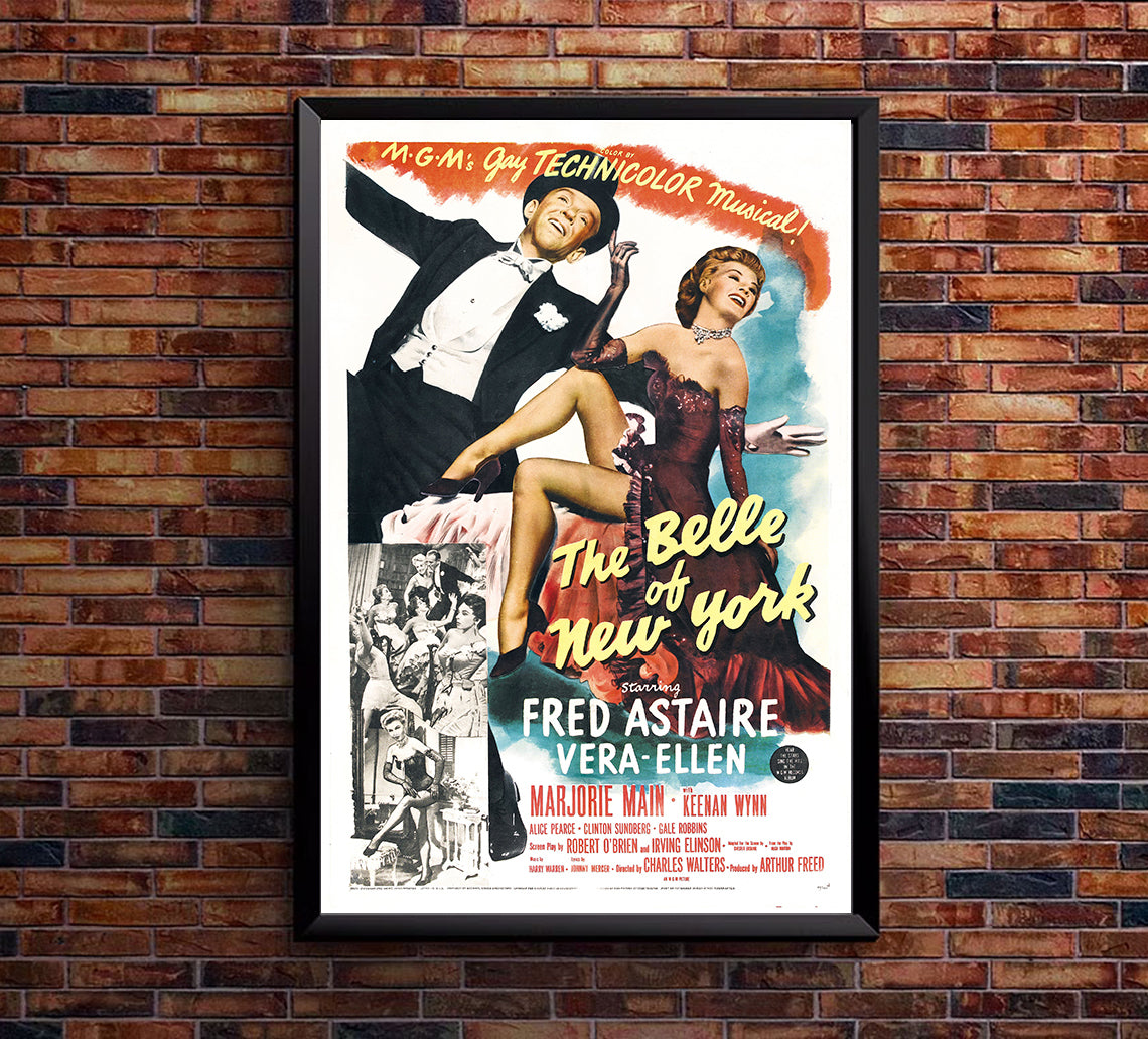 The Belle of New York 1952 - Fred Astaire - US - Classic Movie Poster