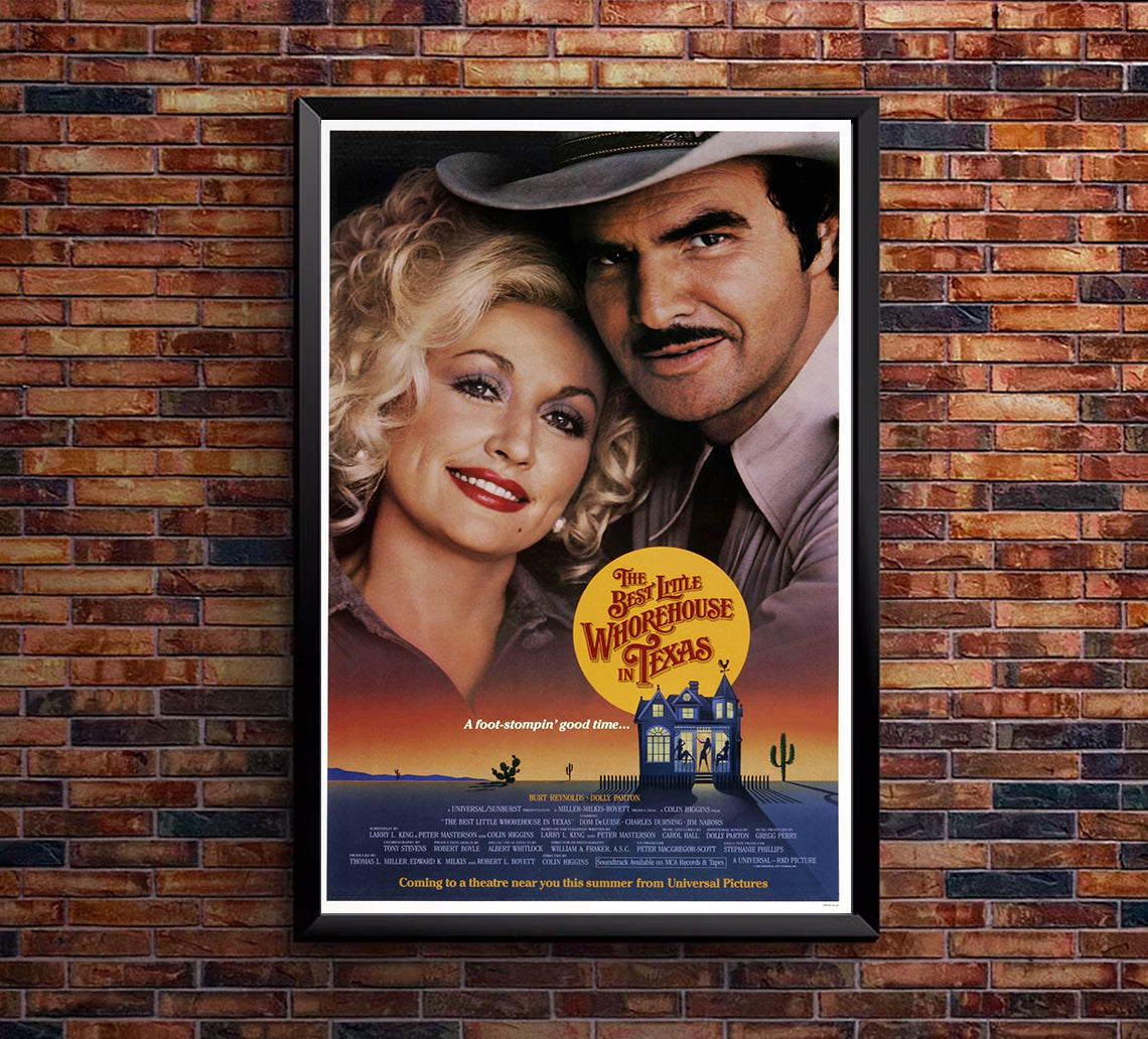 The Best Little Whorehouse in Texas 1982 v2 - Classic Movie Poster