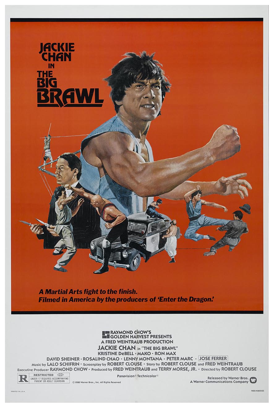 The Big Brawl - Jackie Chan - 1980 - Vintage Classic Kung Fu Movie Poster