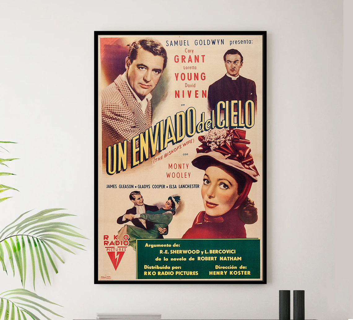The Bishop's Wife 1947 - Cary Grant - Argentina - Classic Movie Poster