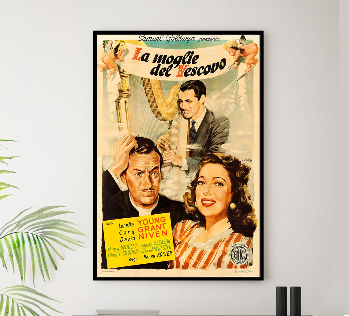 The Bishop's Wife 1947 - Cary Grant - Italy - Classic Movie Poster