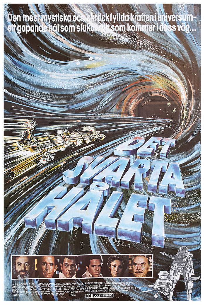 The Black Hole 1979 - Sweden - Classic Movie Poster