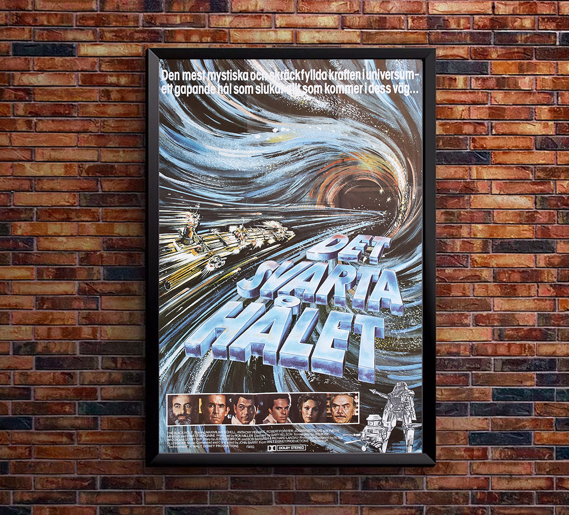 The Black Hole 1979 - Sweden - Classic Movie Poster