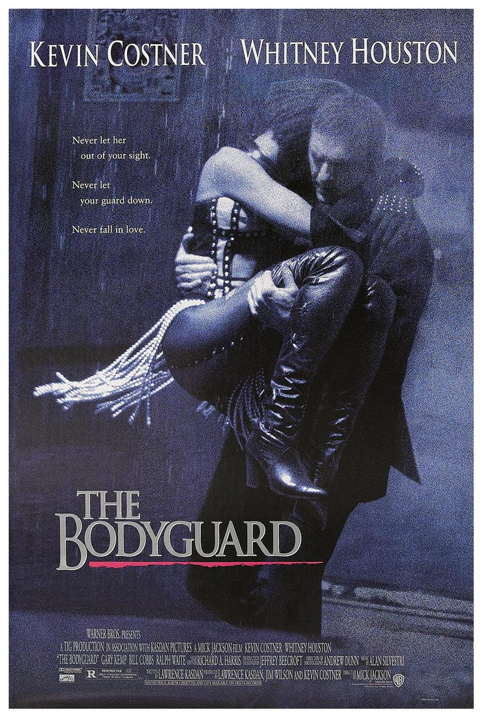 The Bodyguard 1992 - Kevin Costner - Vintage Classic Movie Poster