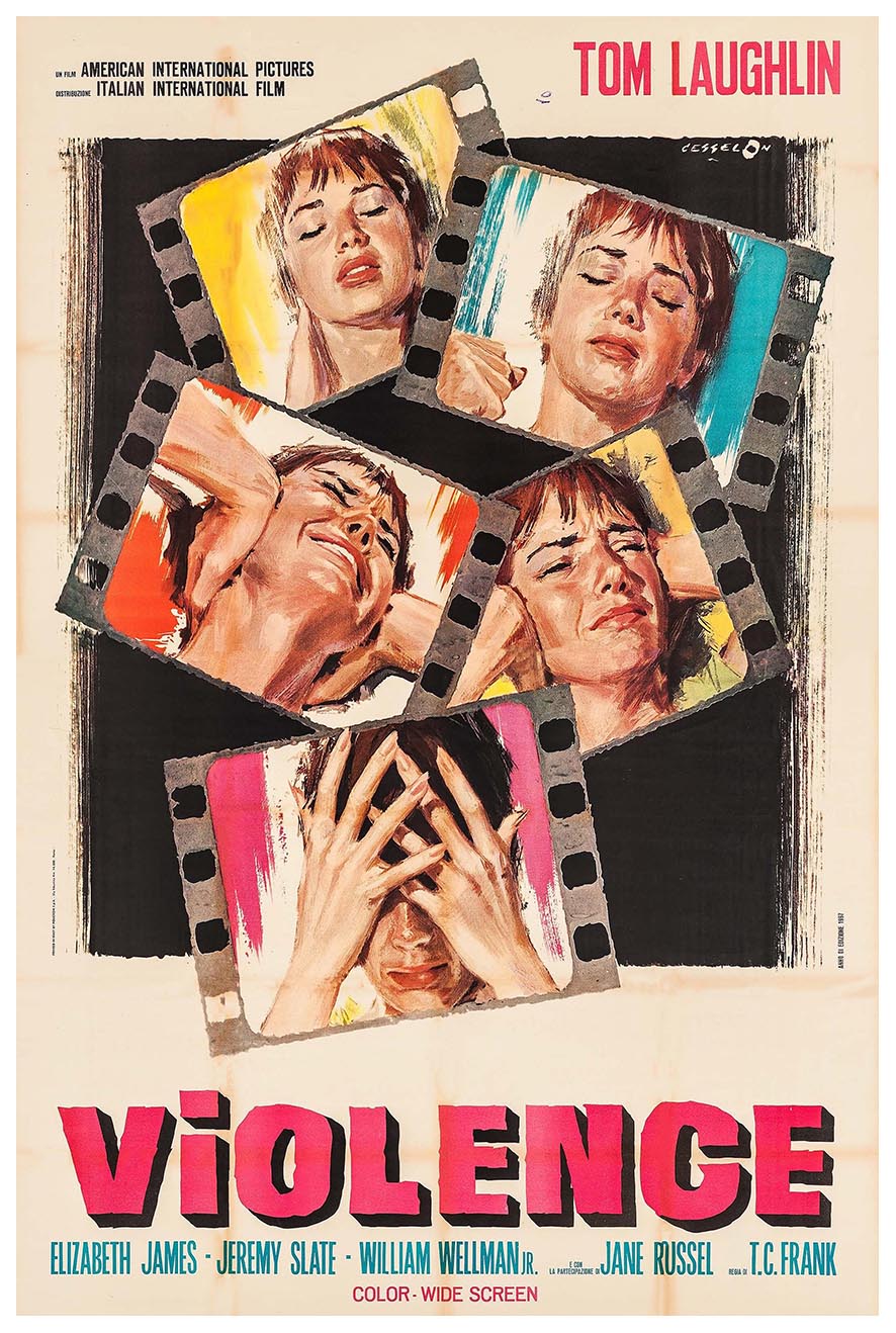 The Born Losers 1967 - Italian - Vintage Classic Movie Poster