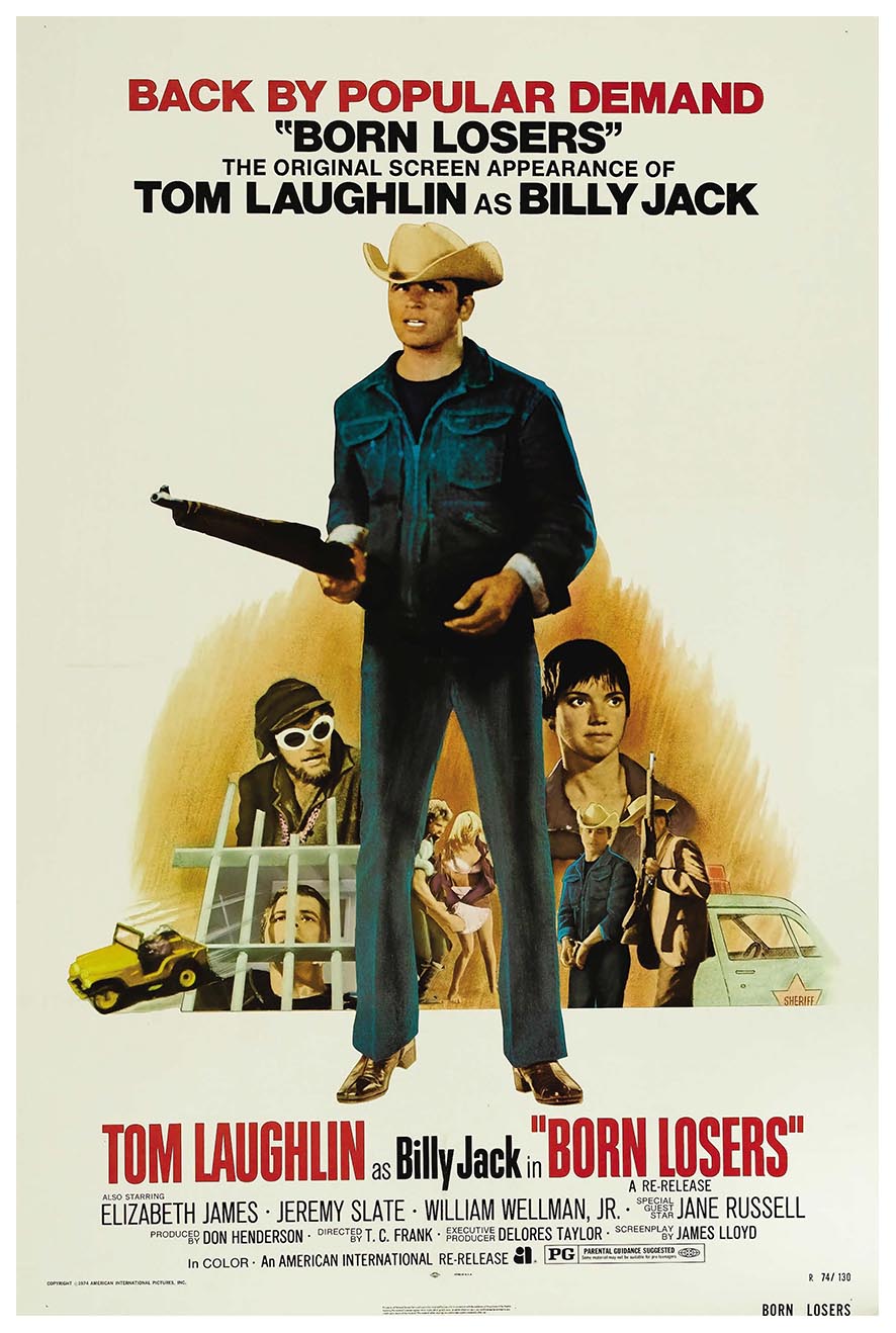 The Born Losers 1967 v2 - Vintage Classic Movie Poster