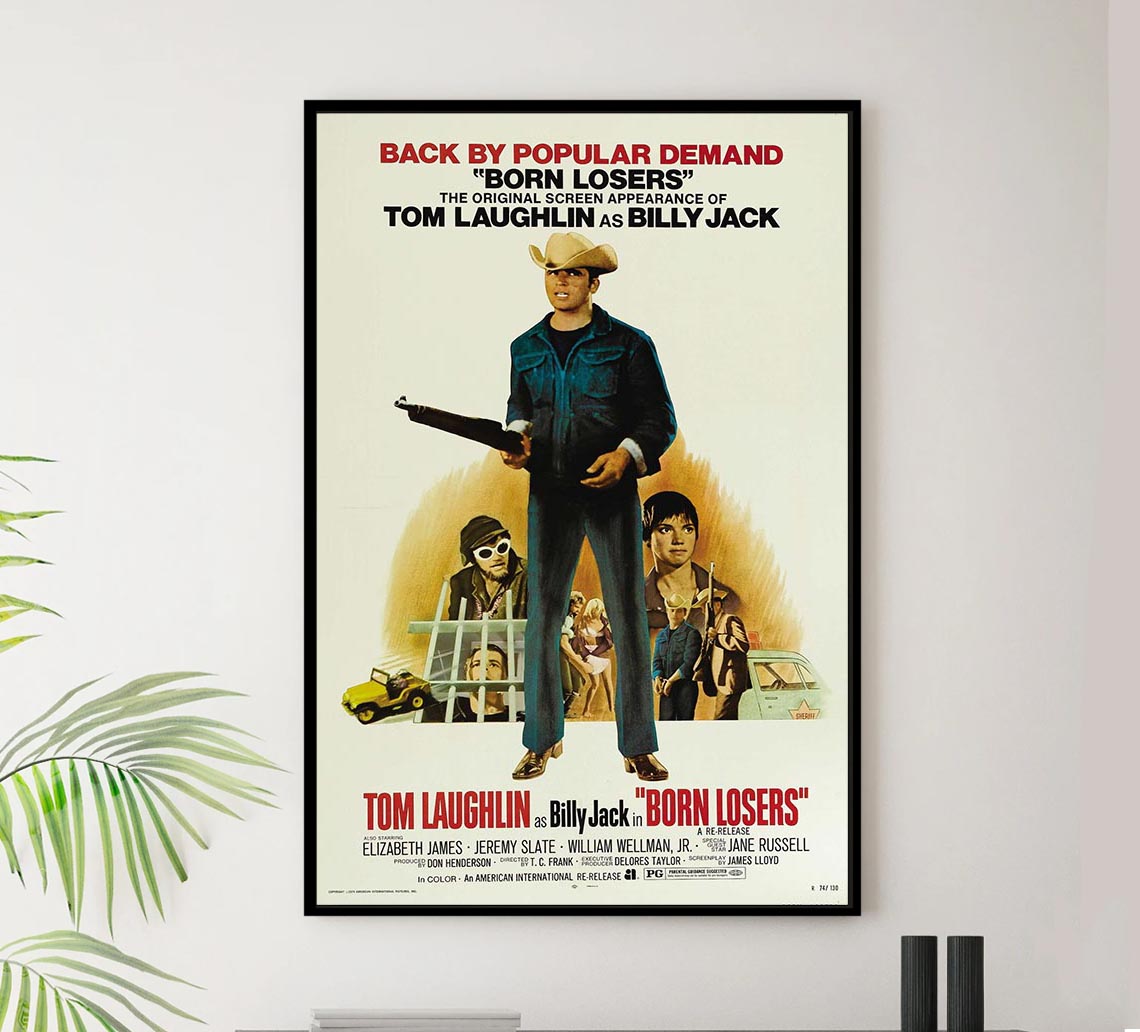 The Born Losers 1967 v2 - Vintage Classic Movie Poster