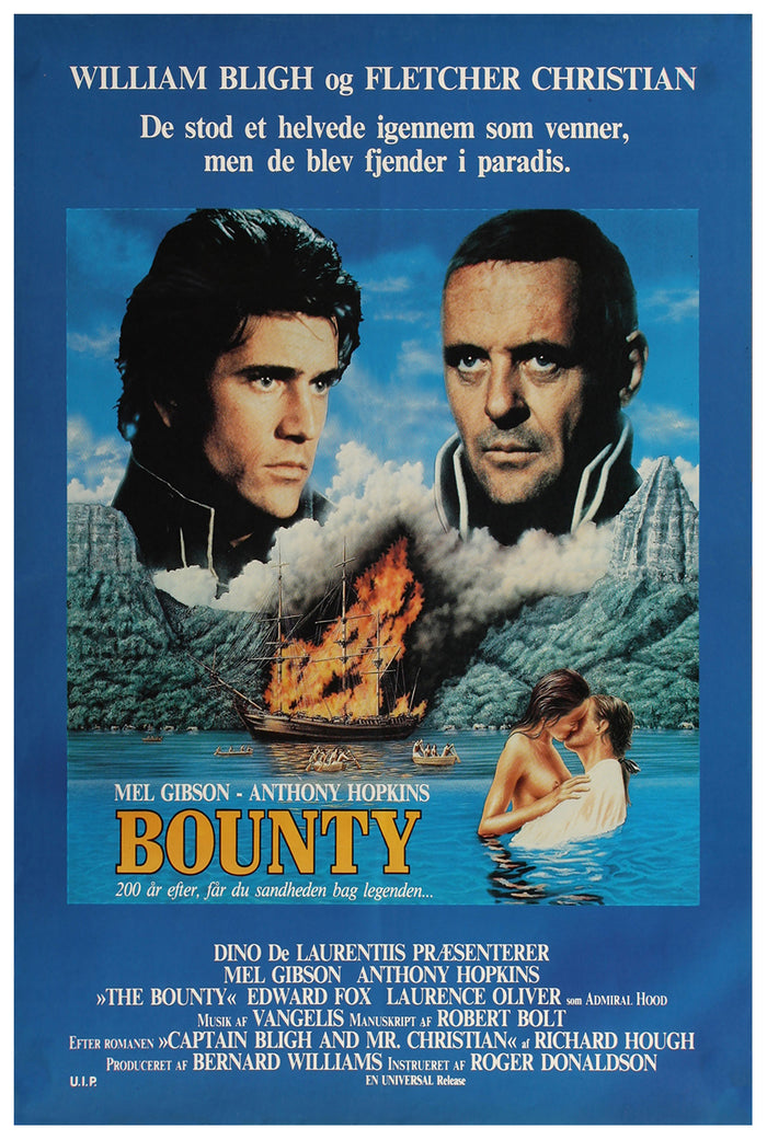 The Bounty 1984 - Laurence Olivier - Denmark - Classic Movie Poster