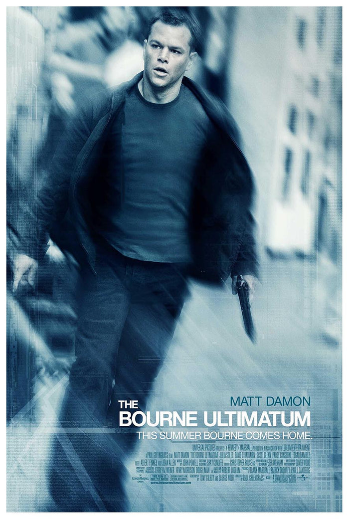 The Bourne Ultimatum 2007 - Teaser - Classic Movie Poster (24 x 36 Inches)