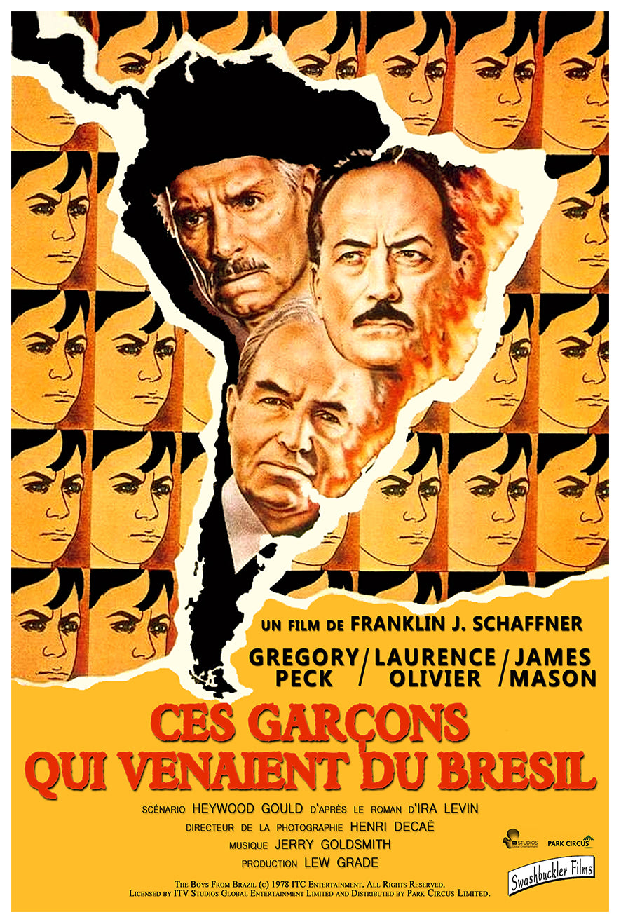 The Boys from Brazil 1978 - Laurence Olivier - France - Classic Movie Poster