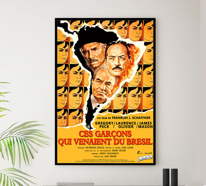 The Boys from Brazil 1978 - Laurence Olivier - France - Classic Movie Poster
