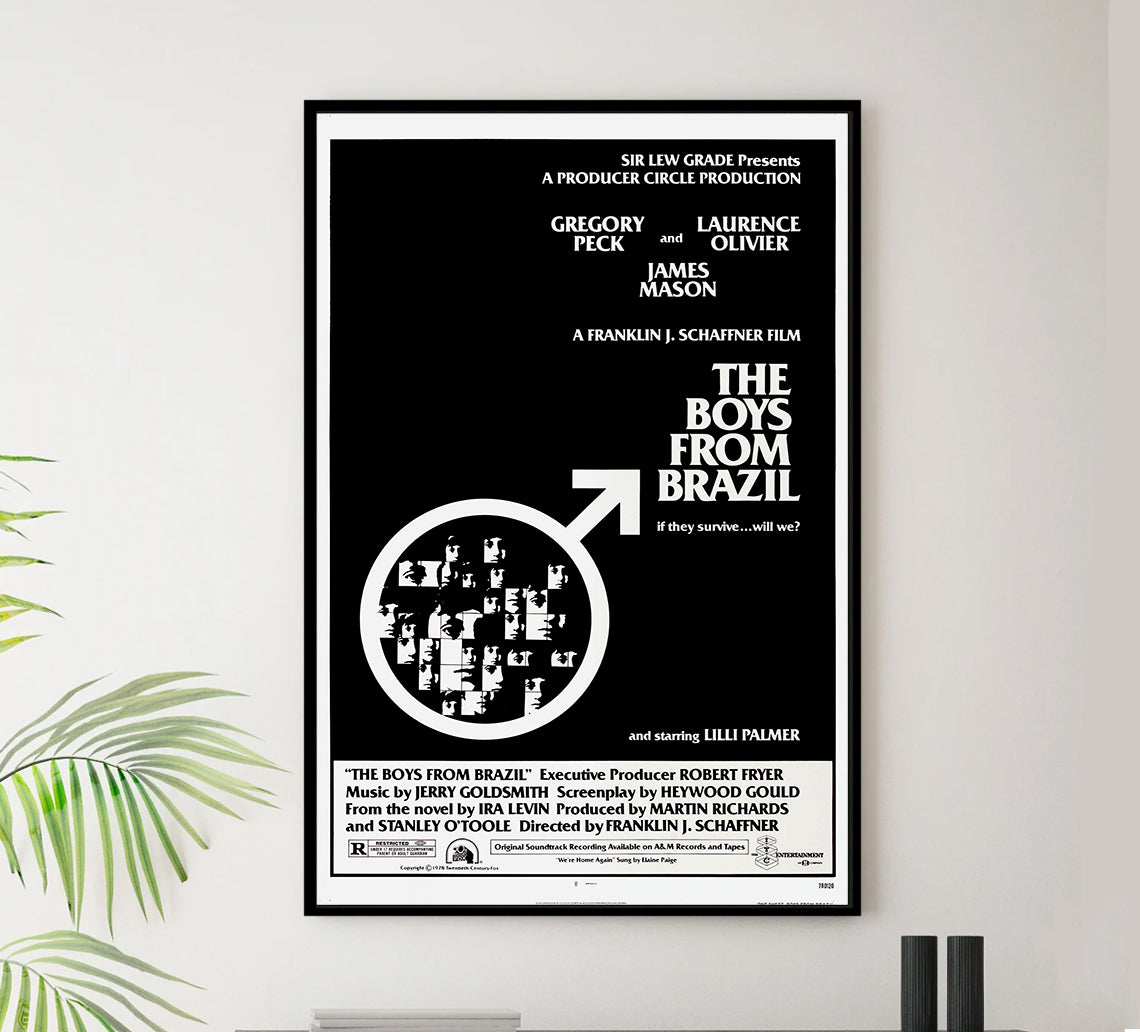 The Boys from Brazil 1978 - Laurence Olivier - US - Classic Movie Poster