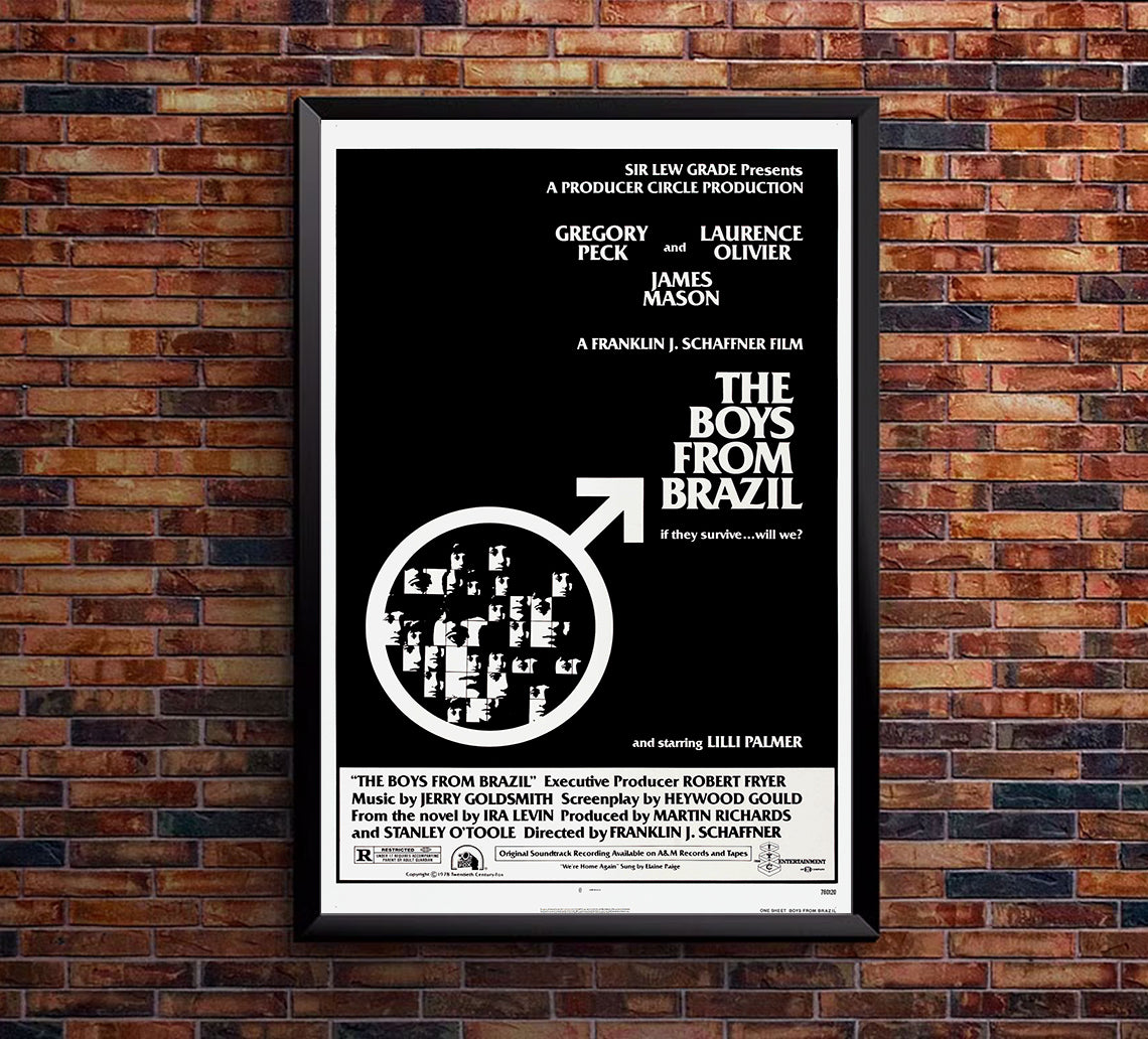 The Boys from Brazil 1978 - Laurence Olivier - US - Classic Movie Poster