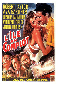 The Bribe 1949 - Belgium – Vintage Classic Movie Poster