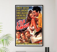 The Bribe 1949 - Belgium – Vintage Classic Movie Poster