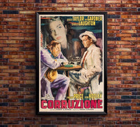 The Bribe 1949 - Italian – Vintage Classic Movie Poster