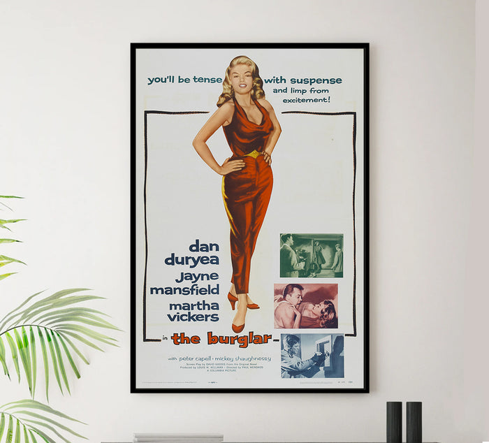 The Burglar 1957 - Jayne Mansfield - US - Classic Movie Poster