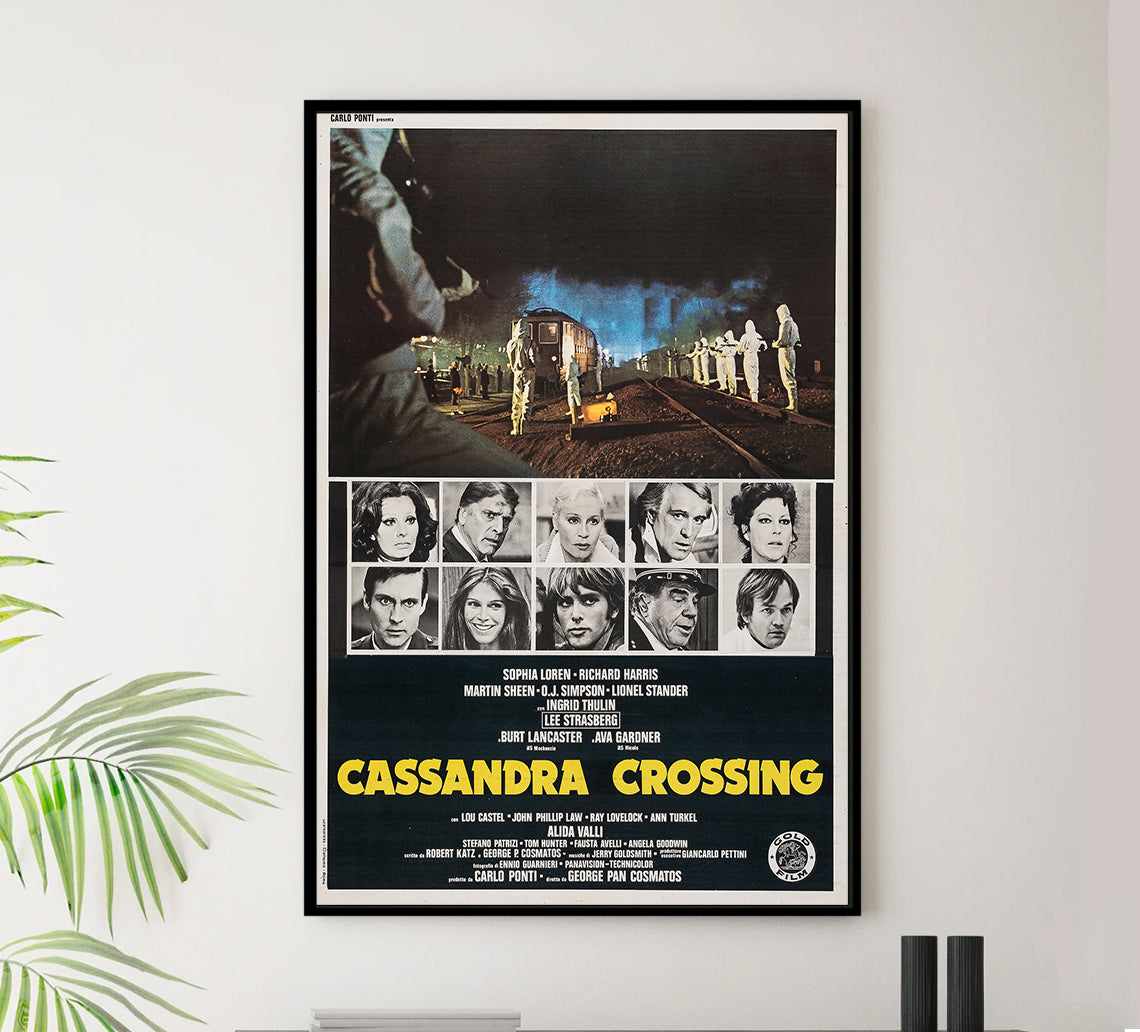 The Cassandra Crossing 1976 - Burt Lancaster - Italy - Classic Movie Poster