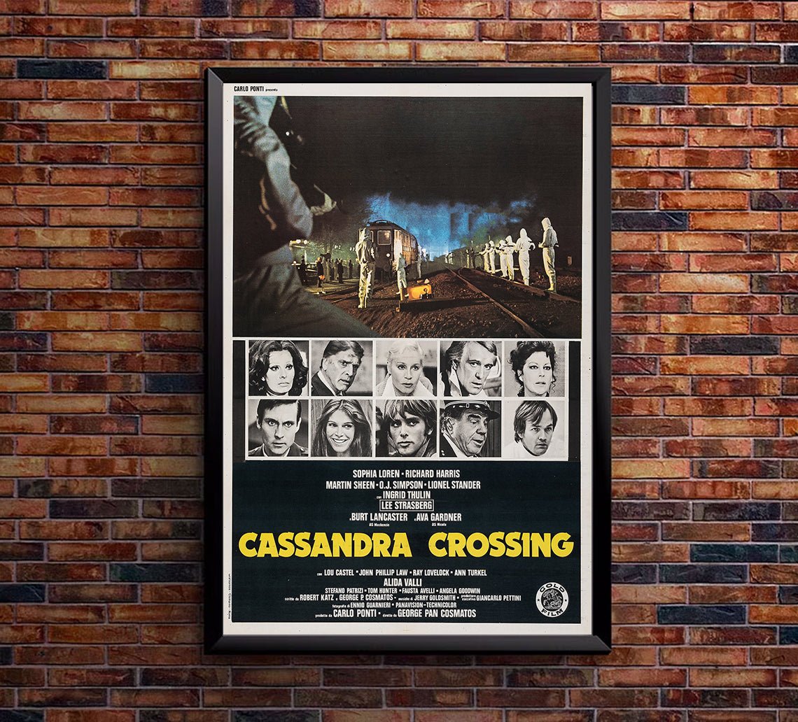 The Cassandra Crossing 1976 - Burt Lancaster - Italy - Classic Movie Poster