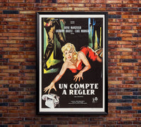 The Challenge 1960 - Jayne Mansfield - France - Classic Movie Poster