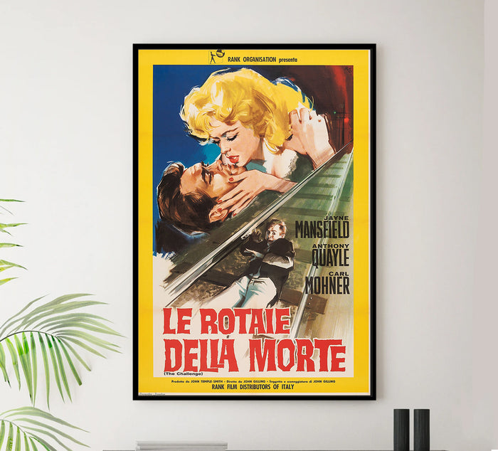 The Challenge 1960 - Jayne Mansfield - Italy - Classic Movie Poster