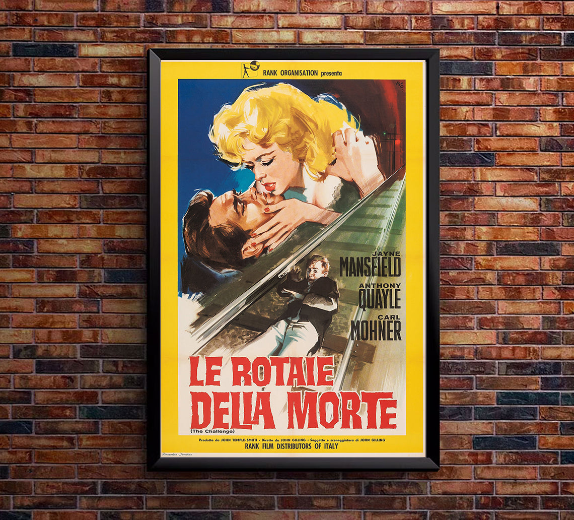 The Challenge 1960 - Jayne Mansfield - Italy - Classic Movie Poster