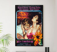 The Comedians 1967 - Richard Burton - France - Classic Movie Poster
