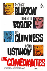 The Comedians 1967 - Richard Burton - Spain - Classic Movie Poster