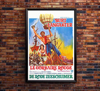 The Crimson Pirate 1952 - Belgium - Vintage Pirate Classic Movie Poster