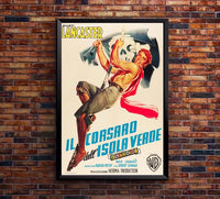 The Crimson Pirate 1952 - Italian 2 - Vintage Pirate Classic Movie Poster