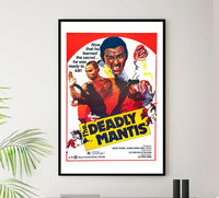 The Deadly Mantis - Gordon Liu - 1978 - Vintage Classic Kung Fu Movie Poster