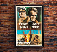 The Desert Rats 1953 - Richard Burton - Italy - Classic Movie Poster