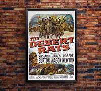 The Desert Rats 1953 - Richard Burton - US - Classic Movie Poster